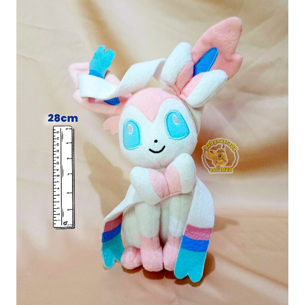 SYLVEON EEVEE EVOLUTION PLUSH ORIGINAL TOMY POKEMON