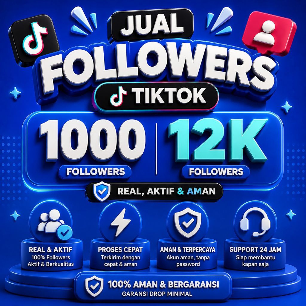 BOOST FOLLOWERS TIKTOK PREMIUM TERMURAH | Hanya 12K Udah 1000 Followers