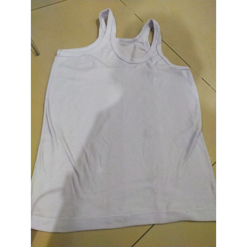 Kaos kutang singlet marina no 24 preloved