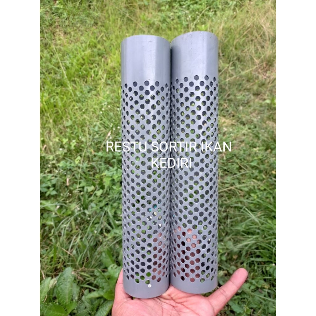 pipa filter paralon pembuangan kolam 2inch/2dim panjang pipa 30cm