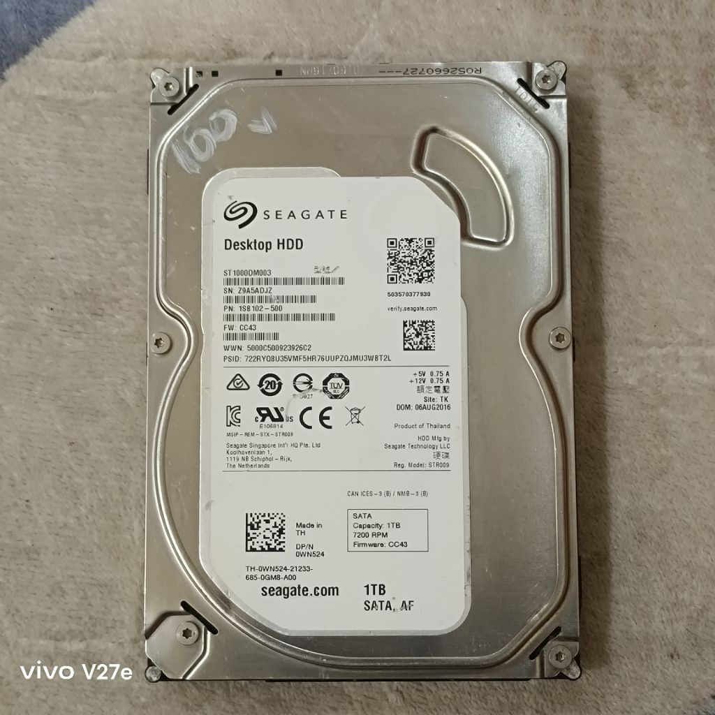 HARDISK PC 1TB SEAGATE