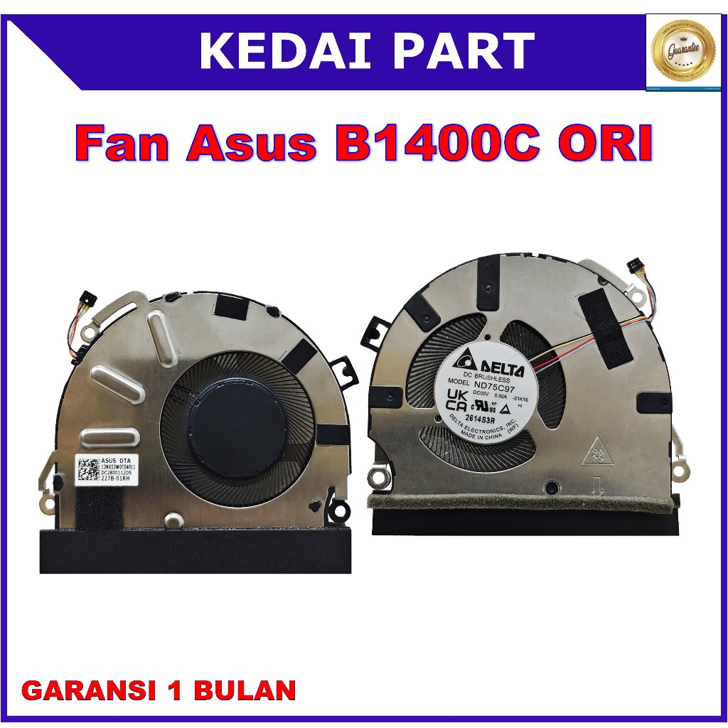 Fan Asus ExpertBook B1 B1400 B1500 B1400CBA B1500CEA B1400CENT B1400CEAE