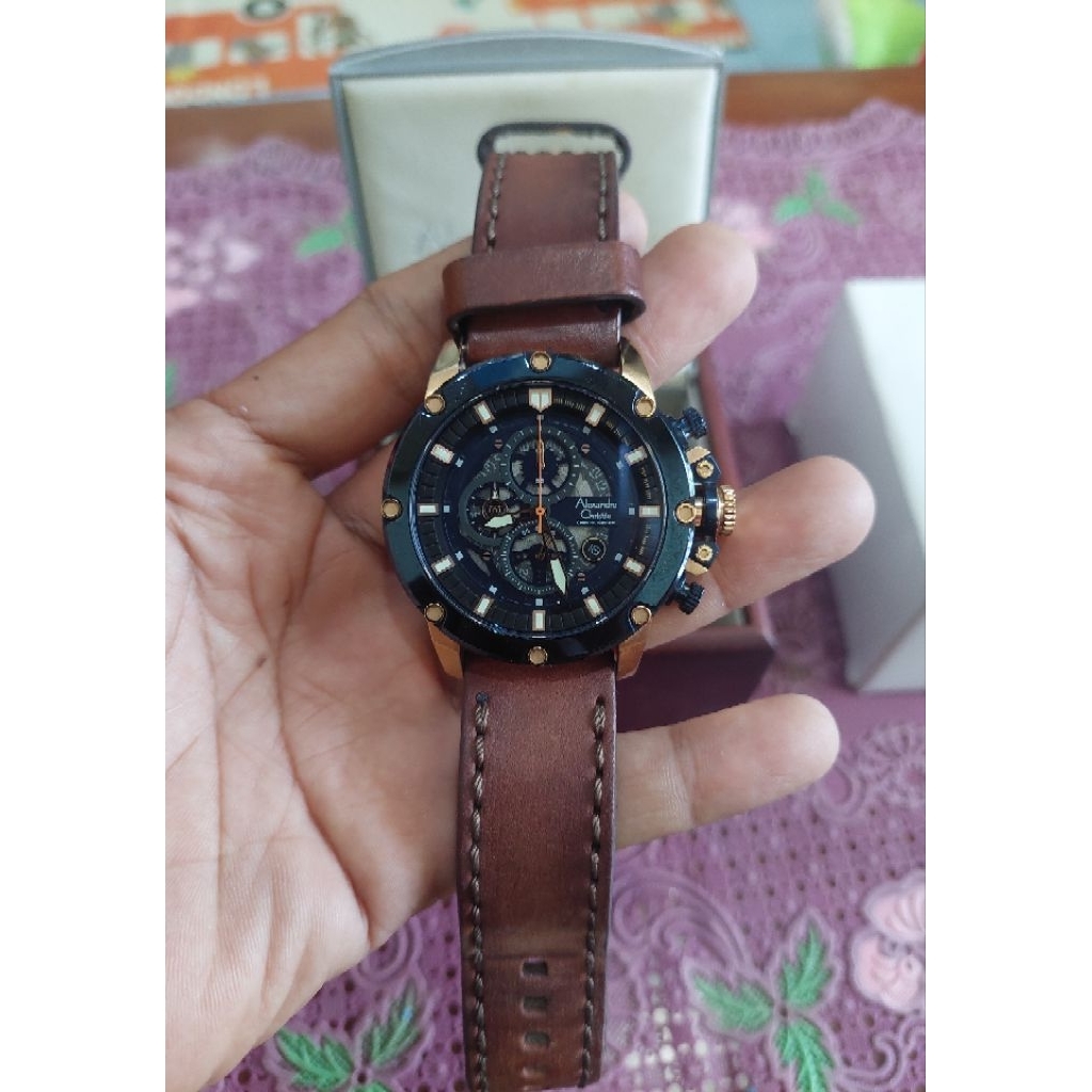Jam tangan Alexandre Christie 6564 second