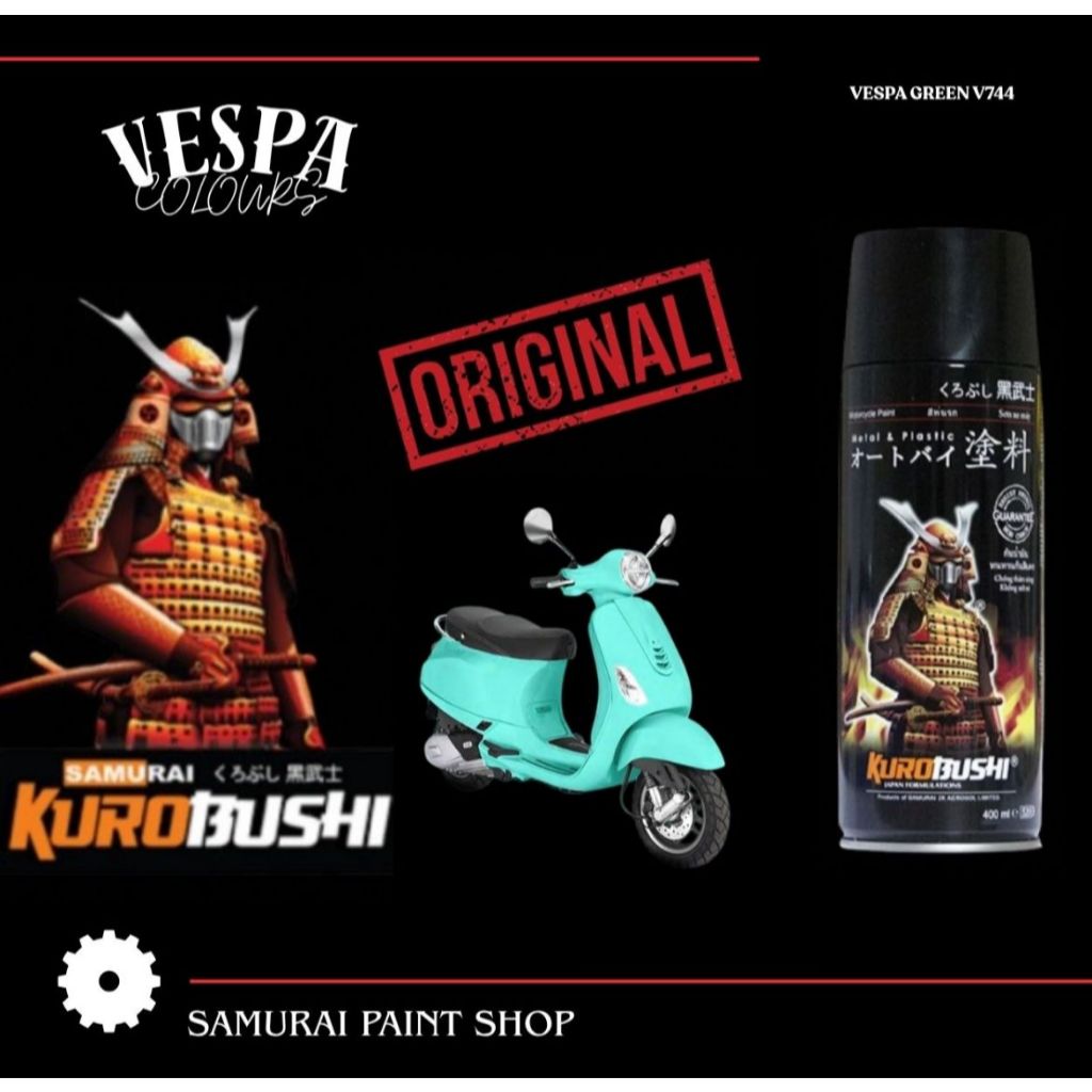 CAT SEMPROT SAMURAI PAINT VESPA GREEN V744