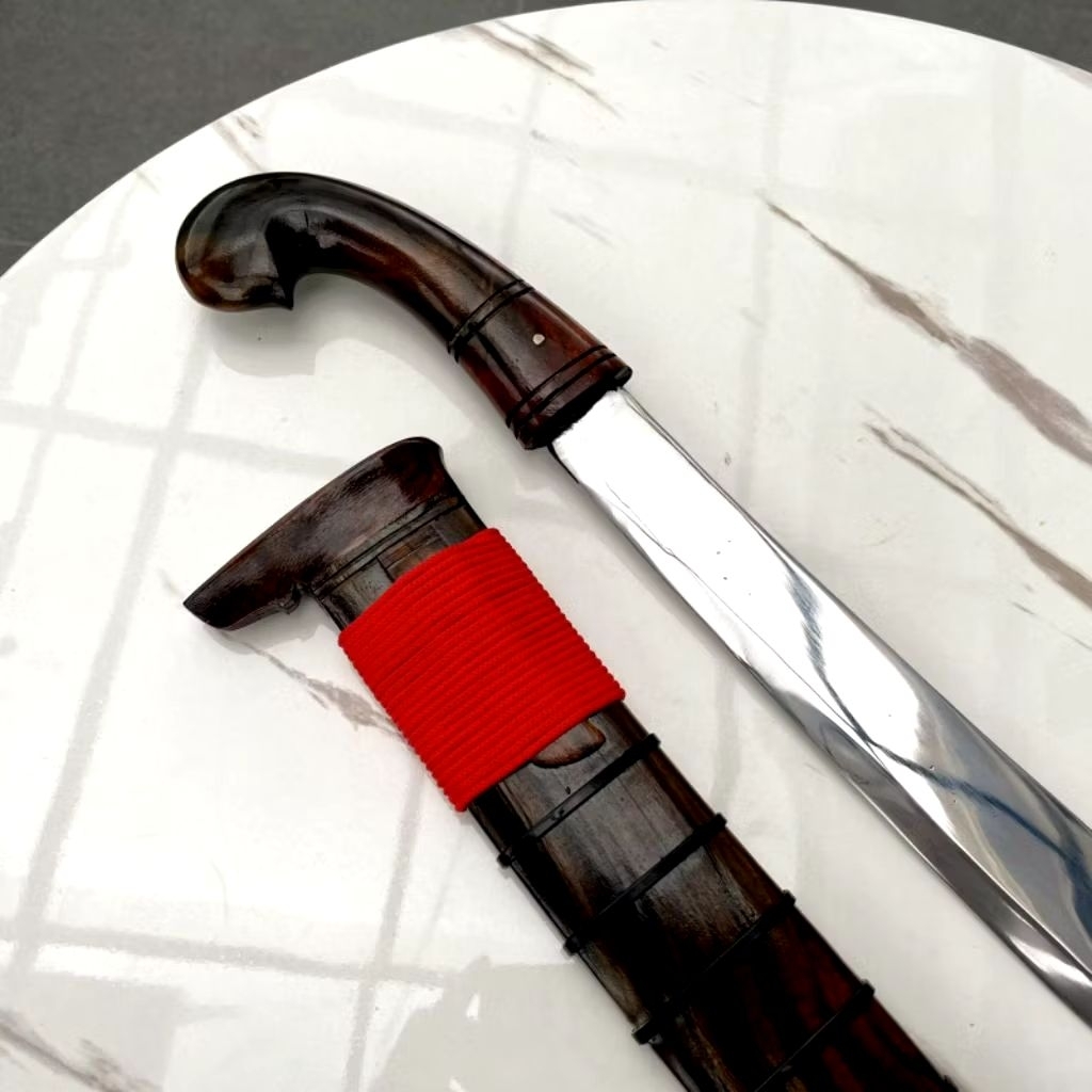 Golok Kerja Kebun Tebas Bambu Kayu Kopak Rawing BAJA PER Panjang 30cm