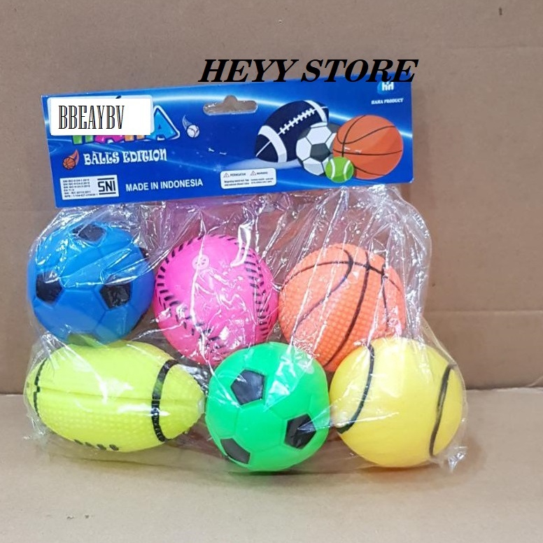 MAINAN BALL EDITION AN-6 MAINAN BOLA BAYI MAINAN VARIASI BENTUK BOLA