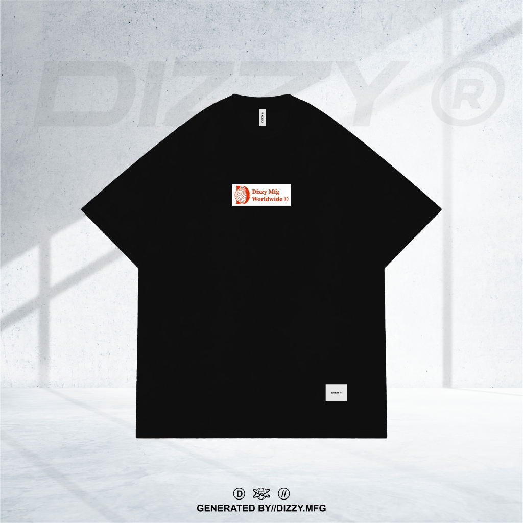 DizzyMfg - Tshirt Worldwide Black