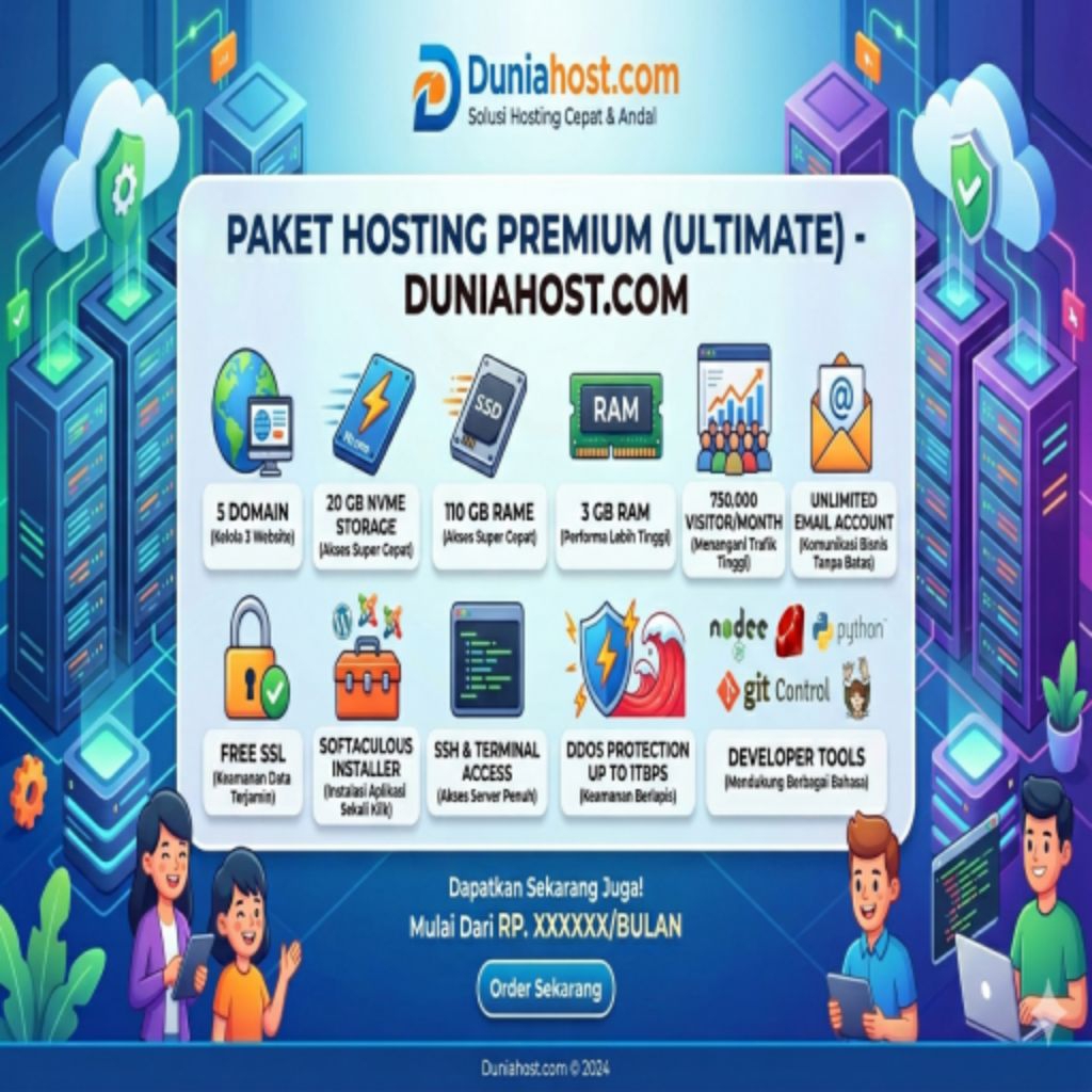 Hosting ulimited medium bulanan
