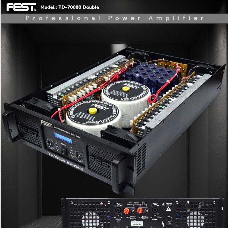 Power Amplifier FEST TD70000 Double Power amplifier FEST TD 70000 Double CLASS TD