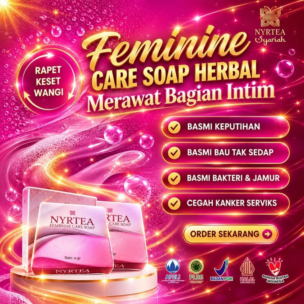 sabun feminine by nyrtea / sabun kewanitaan /nyrtea feminine care soap
