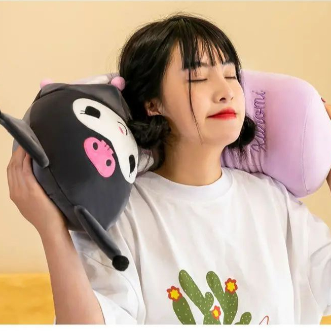 Boneka Guling Karakter Kuromi Ukuran 60 cm