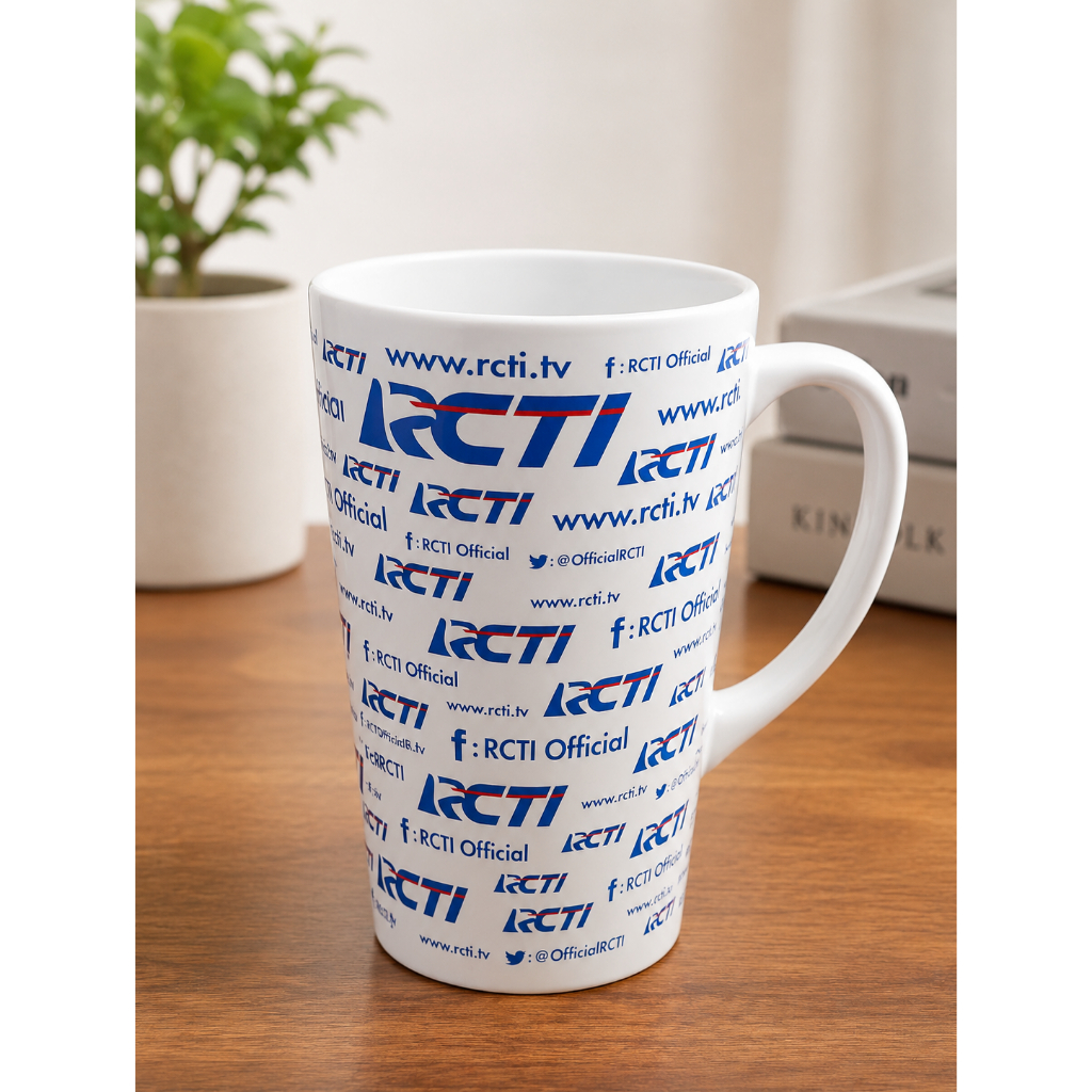 Mug Gelas RCTI MNC Inews Gelas Cantik