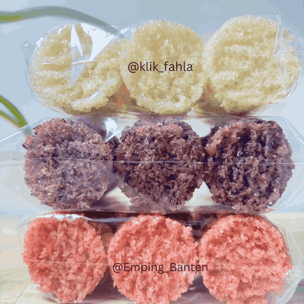 Rengginang Mentah Terasi Rengginang Ketan Putih Bawang Rengginang ketan hitam