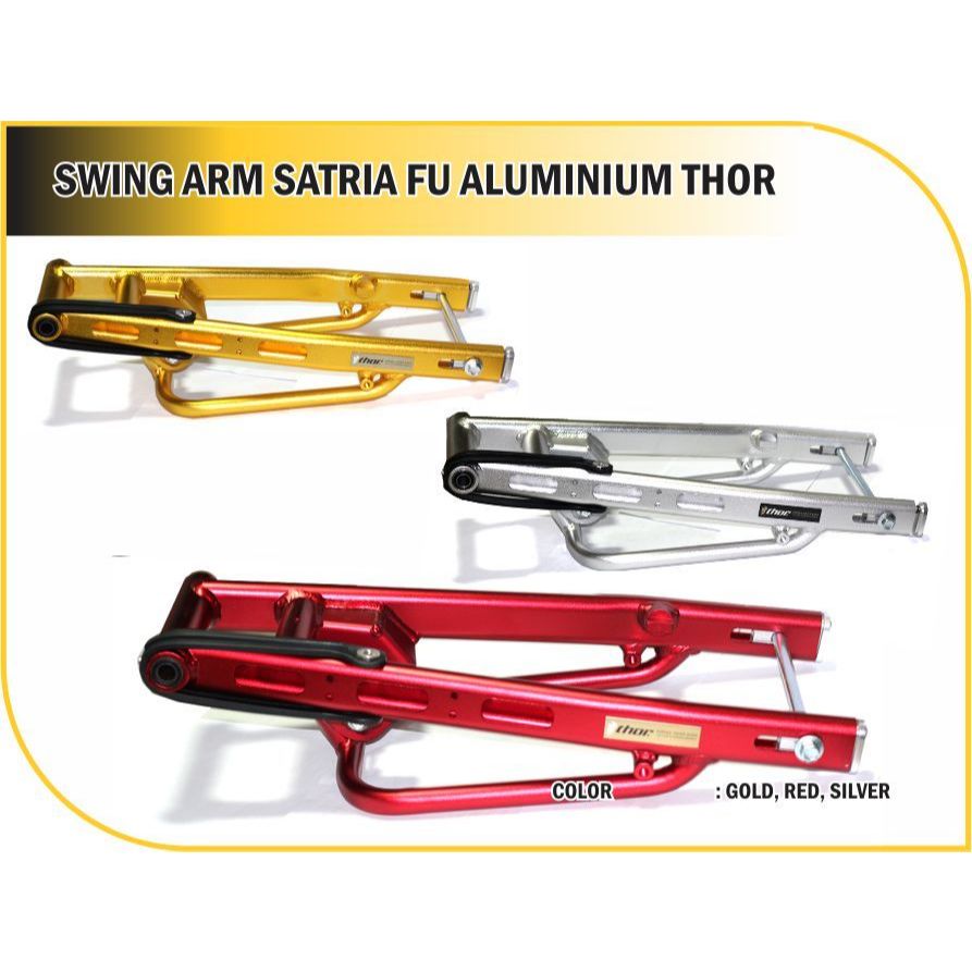 Swing Arm Satria FU Aluminium Thor Swing Arm Racing Suzuki Satria FU CNC