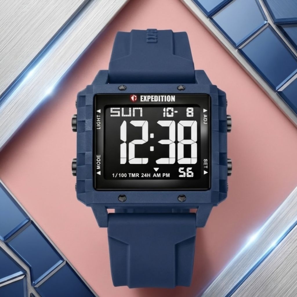 Expedition 6817 Rubber Blue Jam Pria Original