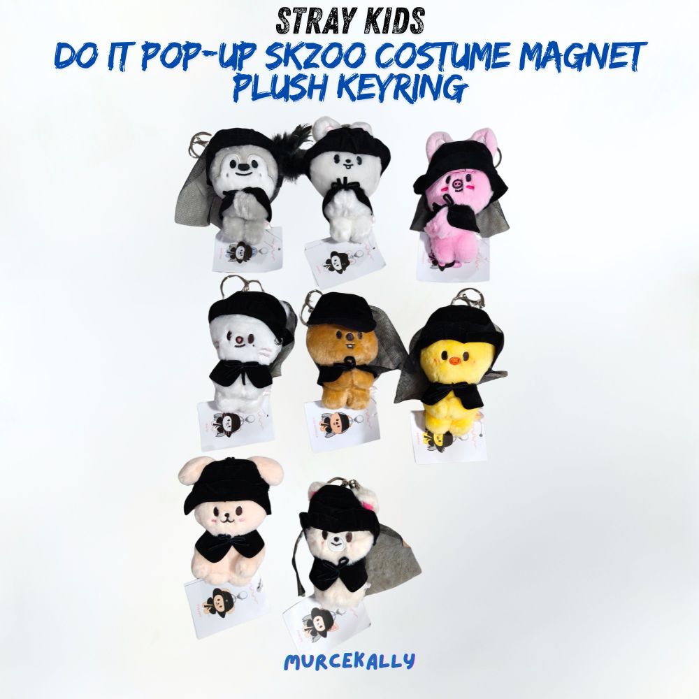 [READY STOCK] Stray Kids DO IT POP-UP SKZOO COSTUME MAGNET PLUSH KEYRING – Official