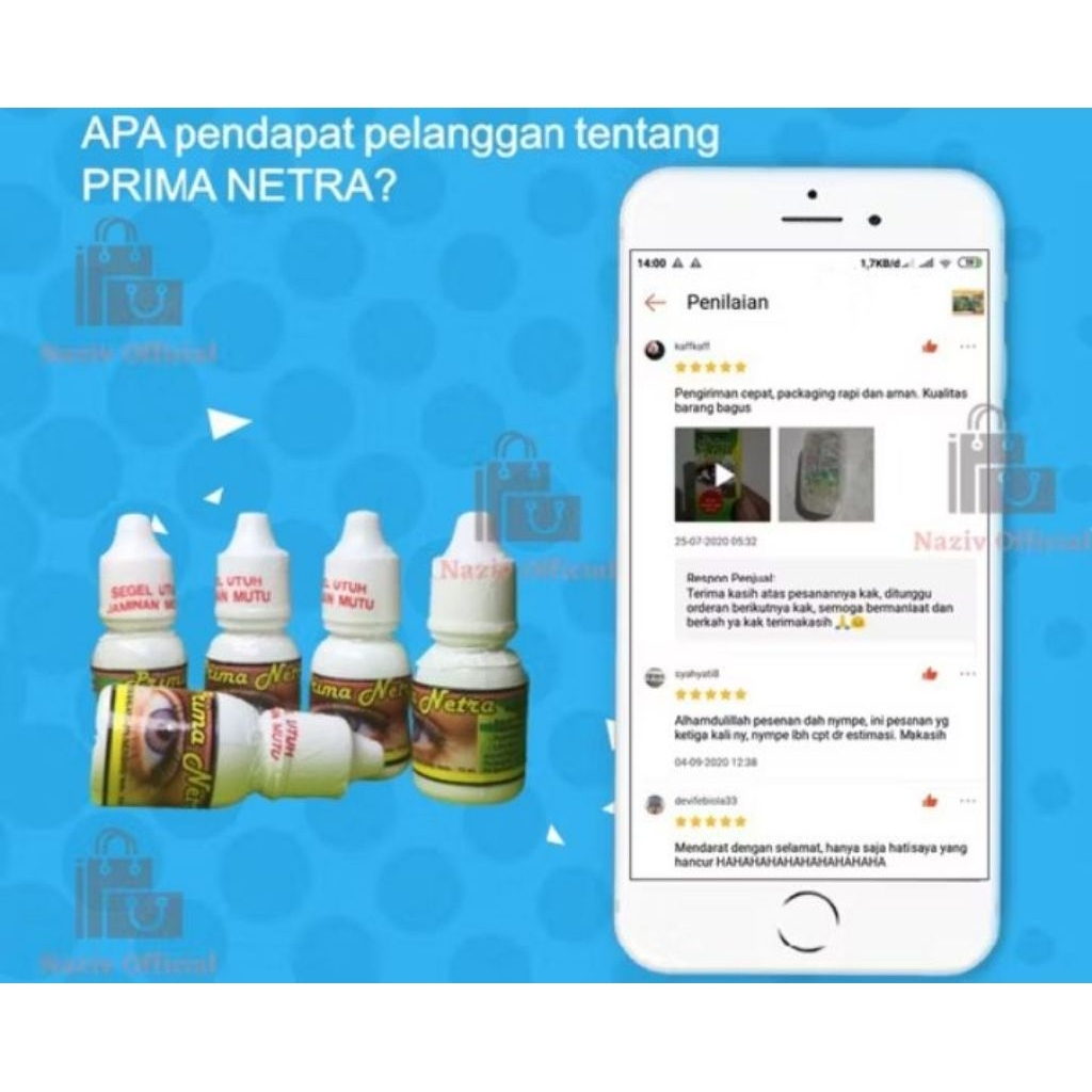Prima Netra Tetes Mata Herbal/Untuk Katarak...