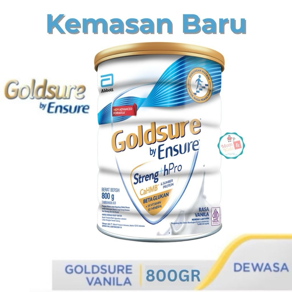 Goldsure Vanila 800g - Susu nutrisi dewasa + Free bubble