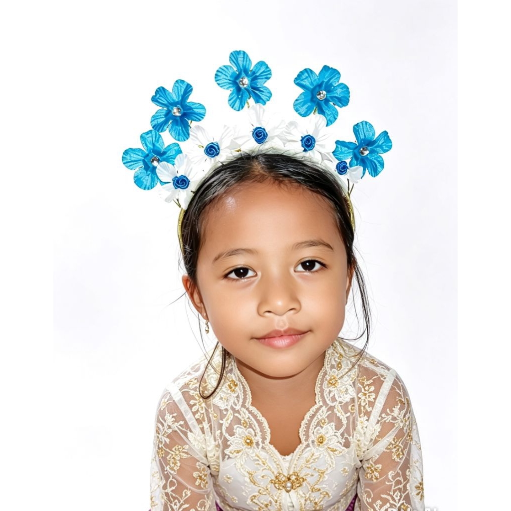 Mahkota bando bunga sakura anak dan dewasa