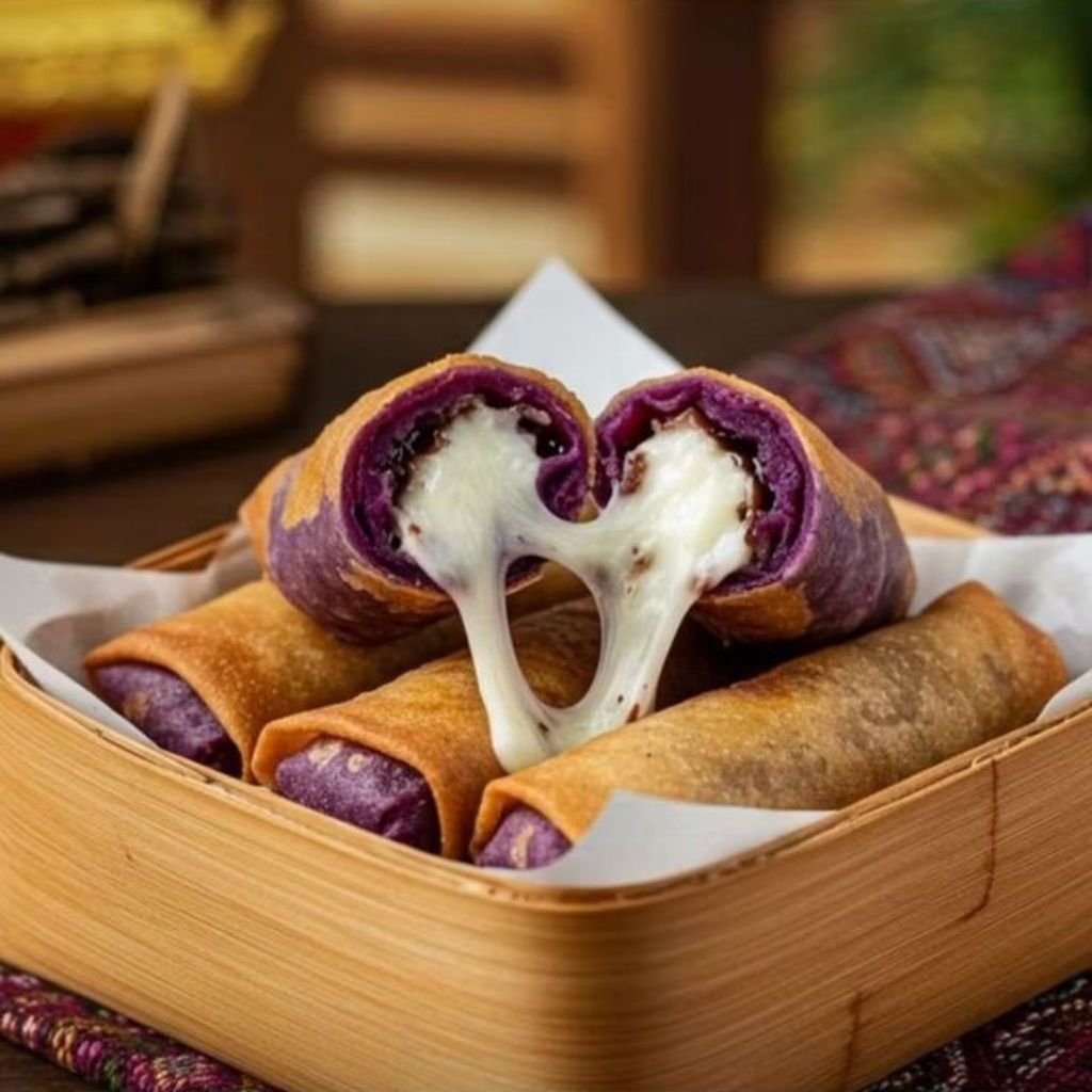 LUMPIA UBI UNGU KEJU LUMER PREMIUM