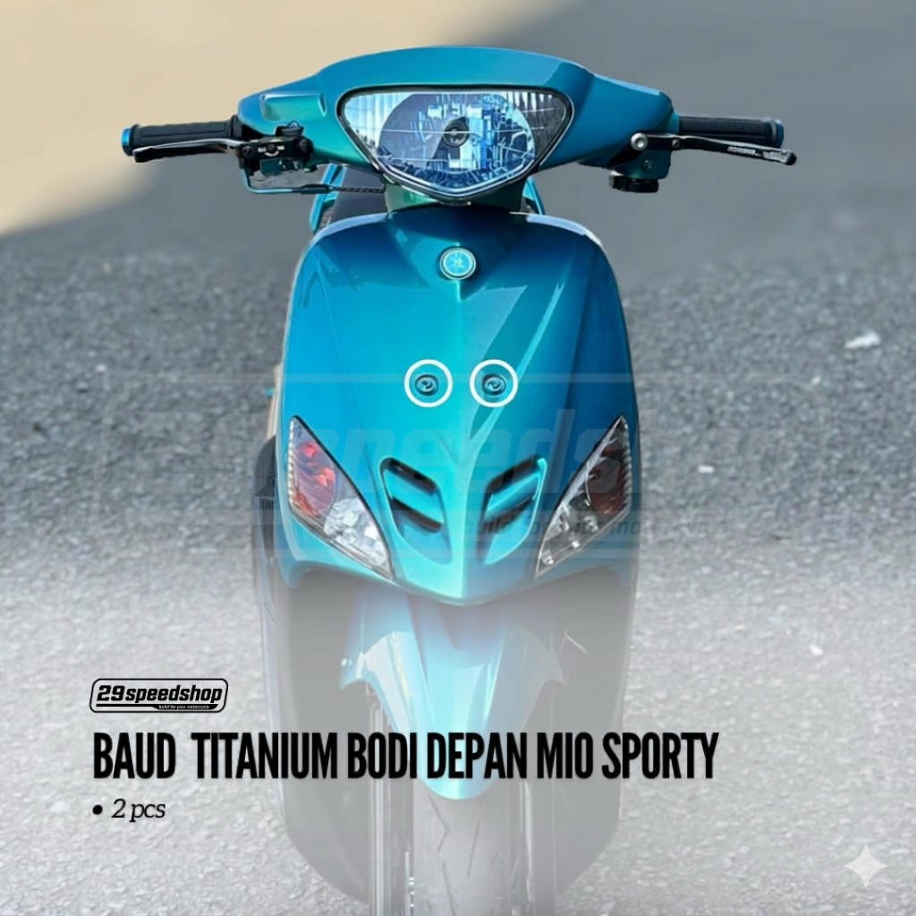 BAUT TITANIUM BODI DEPAN MIO SPORTY