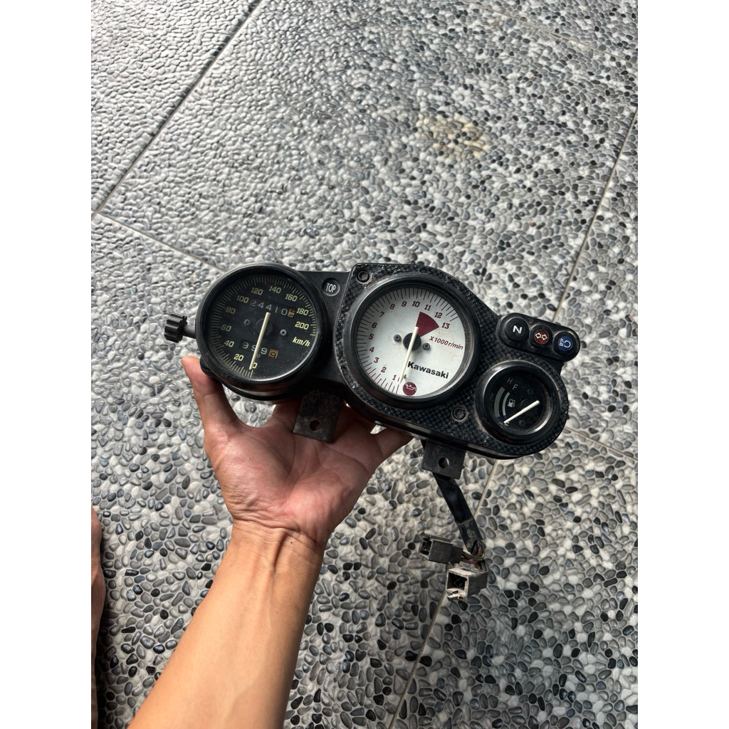 spidometer spedo ninja rr old ninja zx original copotan