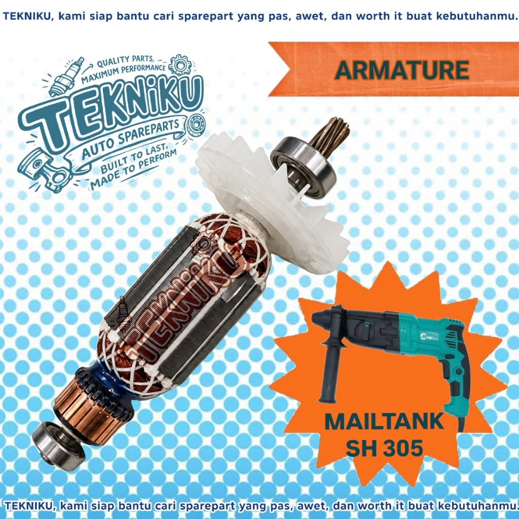 ARMATURE ROTARY HAMMER MAILTANK SH305 ANGKER BOR BOBOK MAILTANK SH305