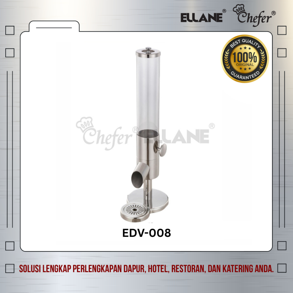 CEREAL DISPENSER SINGLE 8 LITER EDV-008