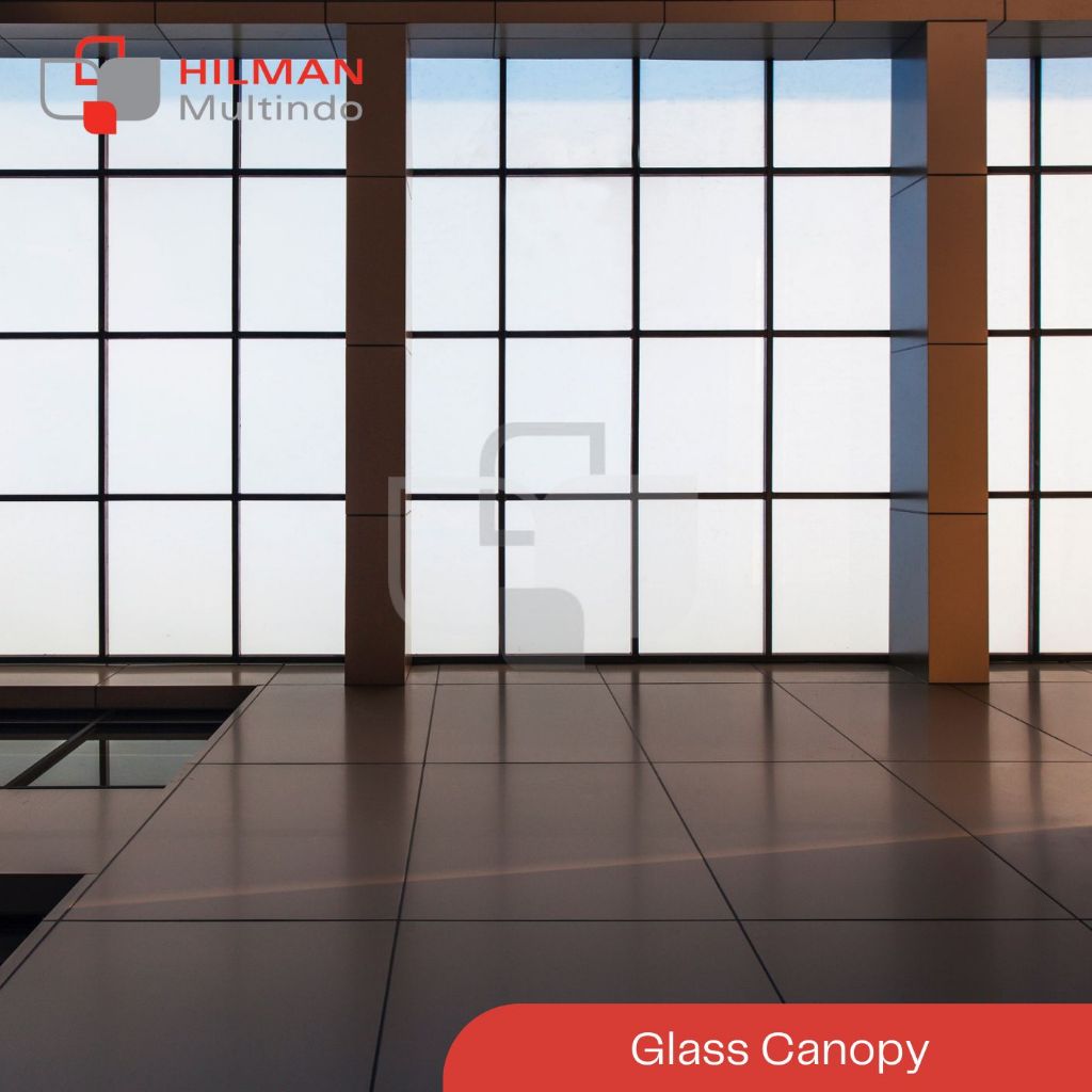 Kaca Kanopi - Clear Laminated Glass - Custom Design
