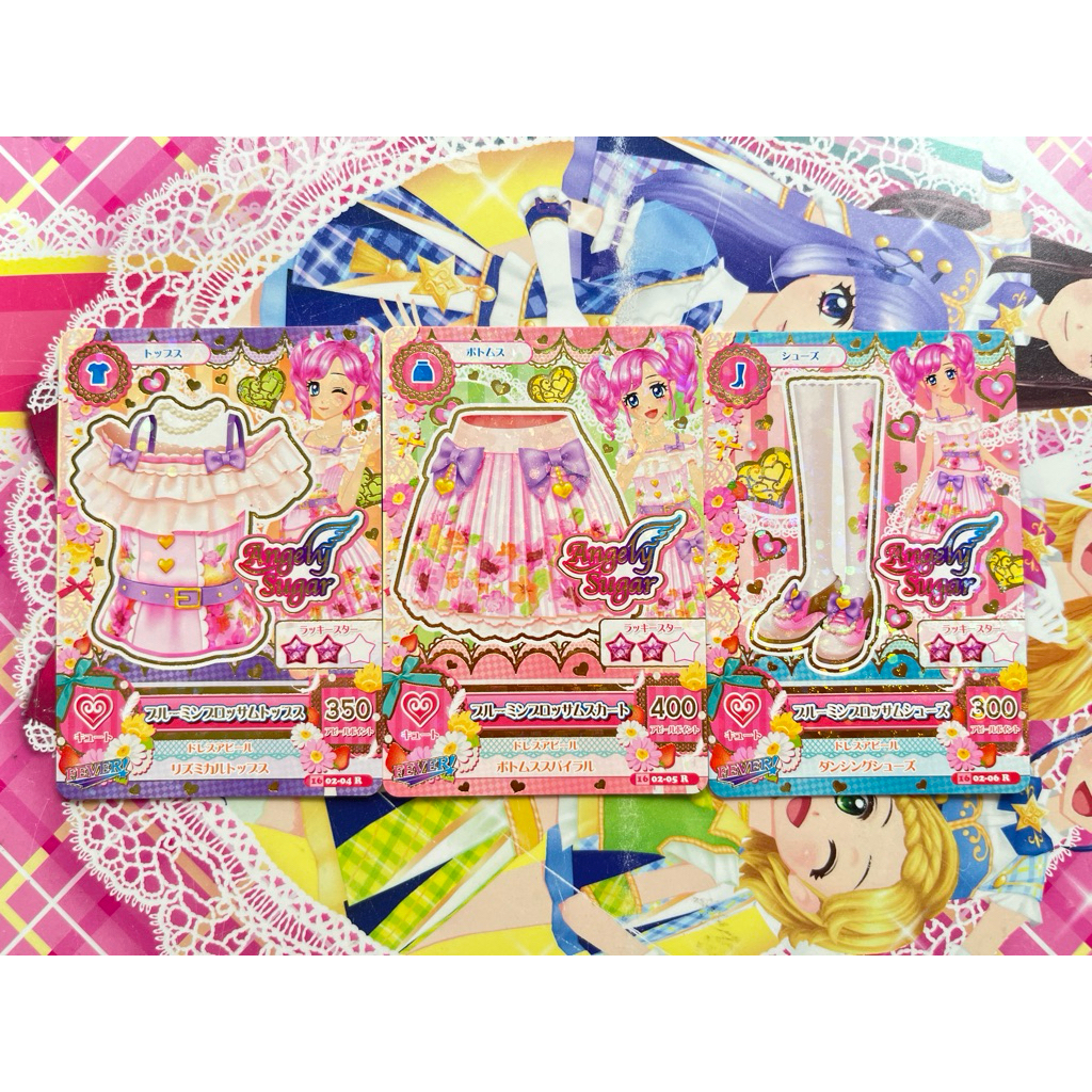 Kartu Aikatsu Madoka Amahane Set Jepang Angely Sugar Original Langka Rare Official Japanese Japan Ca