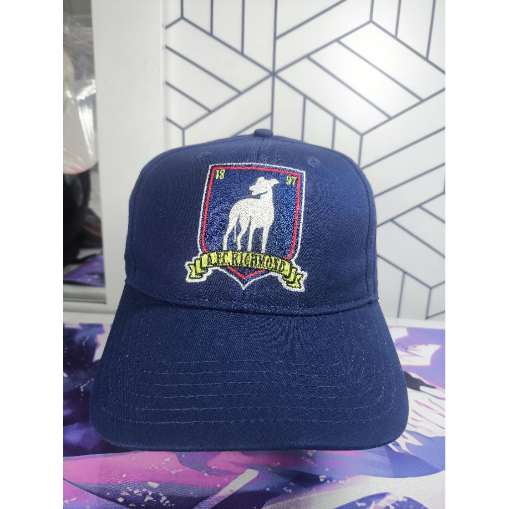 Topi Ted Lasso Bordir Logo Navy