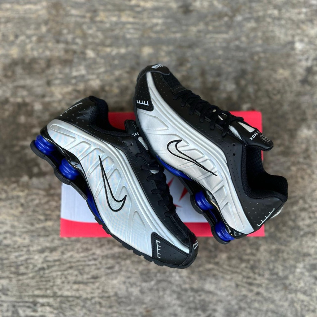 ( ARMX ) Sepatu Nike Shox R4 Racer Blue