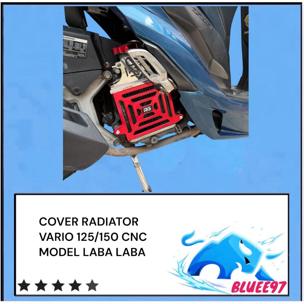 COVER RADIATOR RG RADIATOR PCX 150 VARIO NEW VARIO 150 ADV 150 COVER RADIATOR RG ORIGINAL MERAH