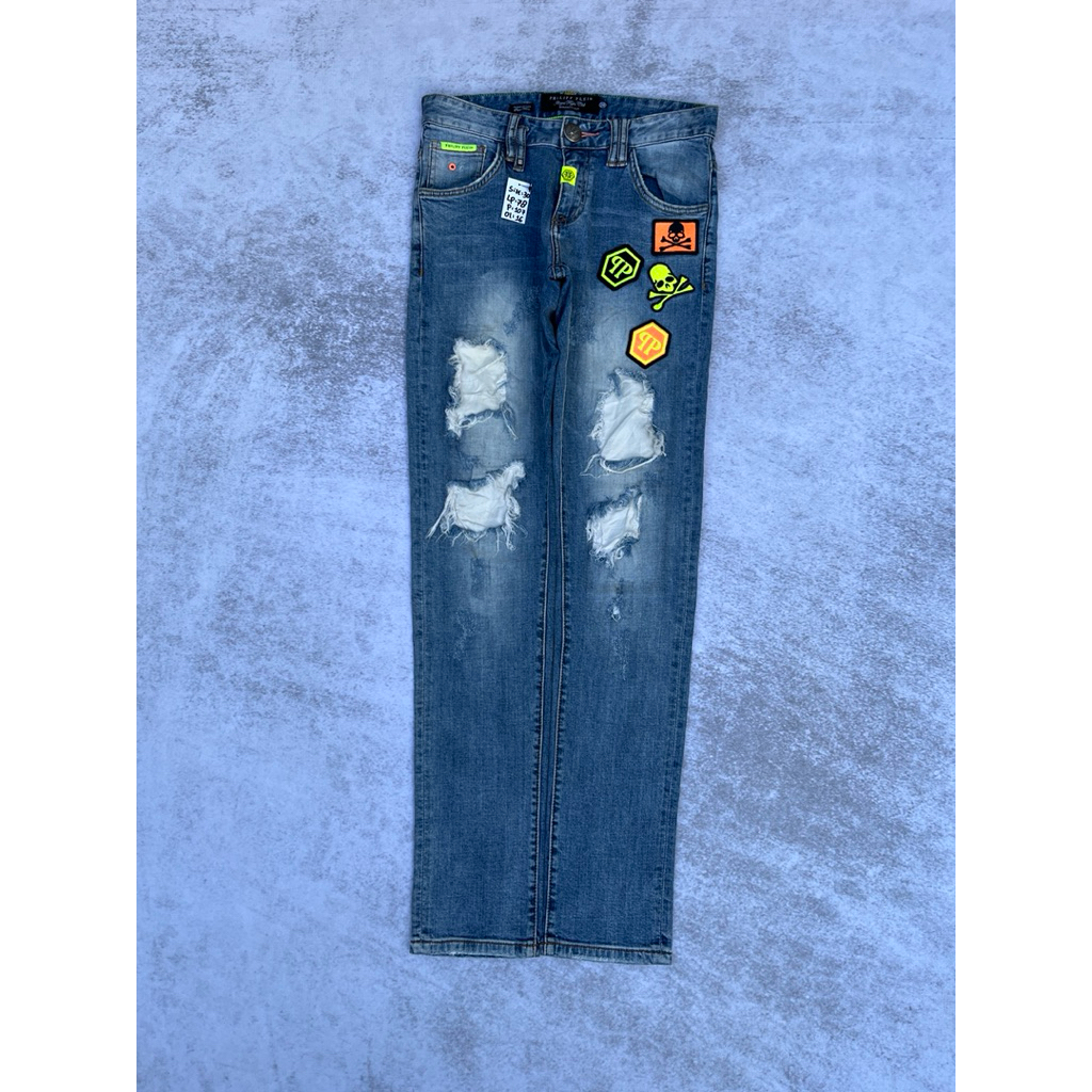 CELANA PHILIPP PLEIN MADE IN TURKEY JEANS SECOND MURAH