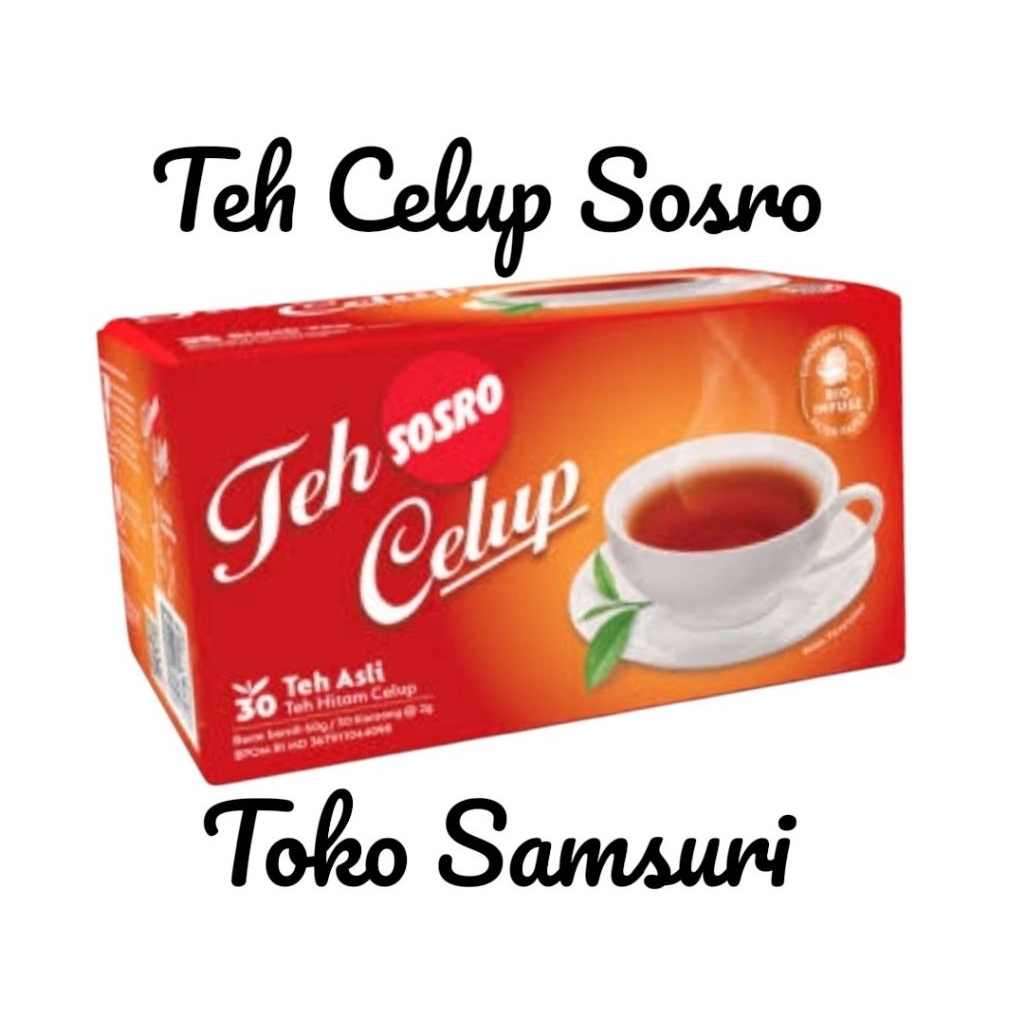 SOSRO • Teh Celup Sosro • isi 30