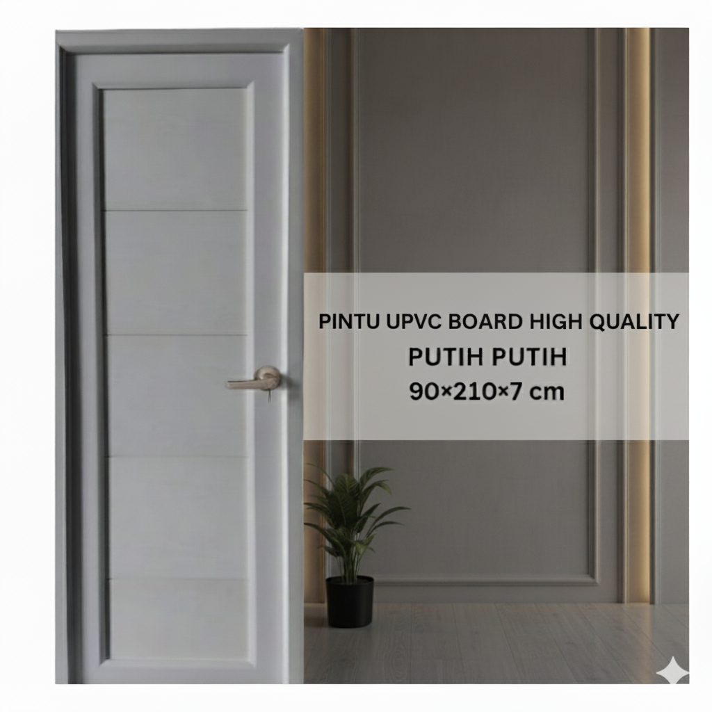 PINTU KAMAR TIDUR UPVC BOARD PREMIUM