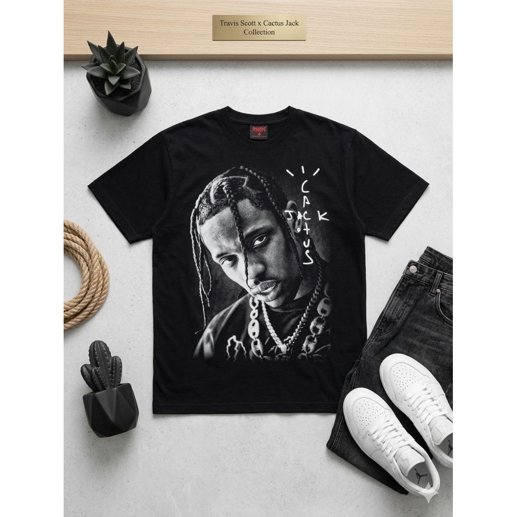 T-shirt Travis Scott x Nirvana Bootleg