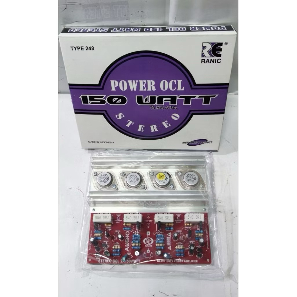 RANIC KIT POWER OCL STEREO 150WATT TR JENGKOLAN TYPE (248)