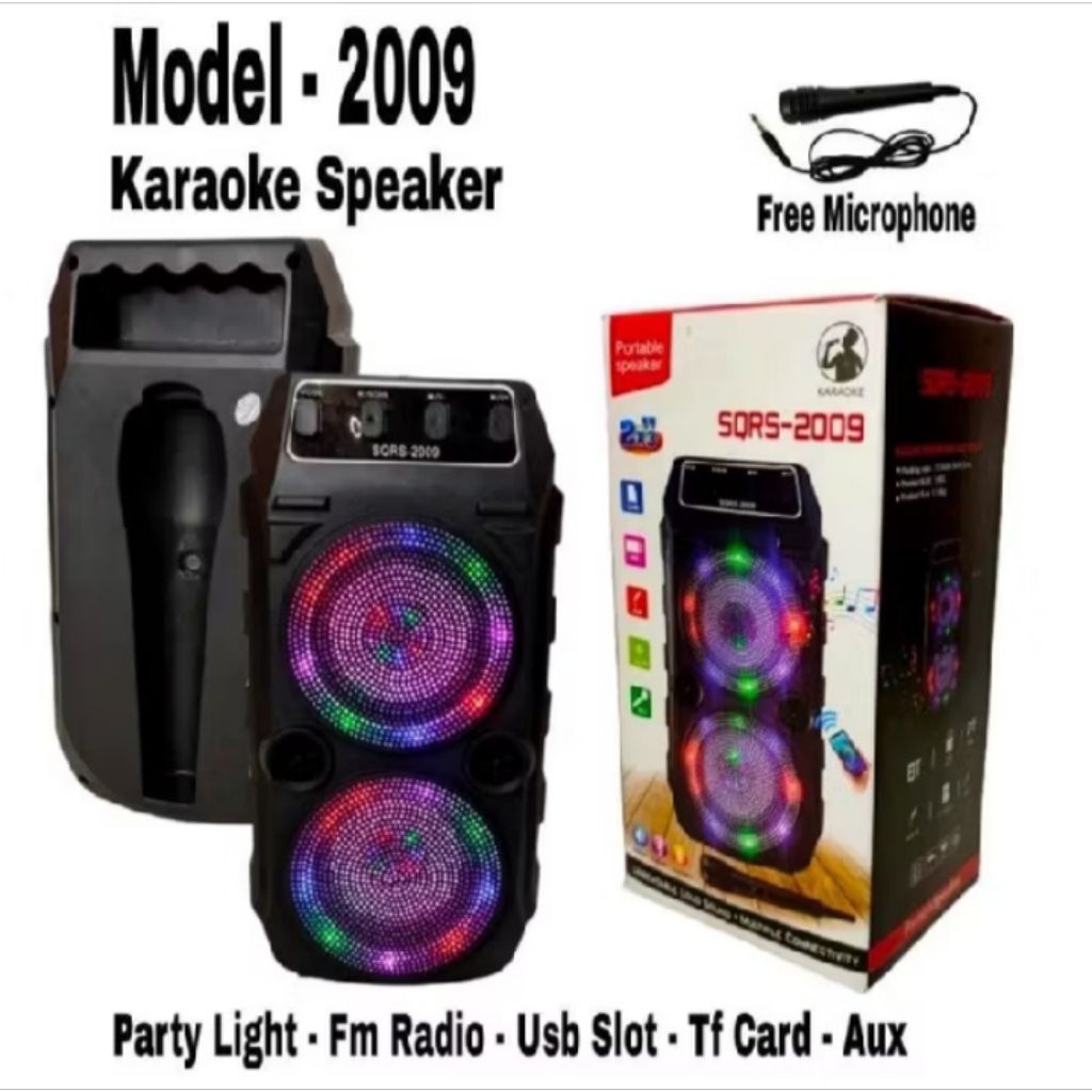 SPEAKER BLUETOOTH MINI / SALON AKTIF BUAT KARAOKE Sqrs-2009
