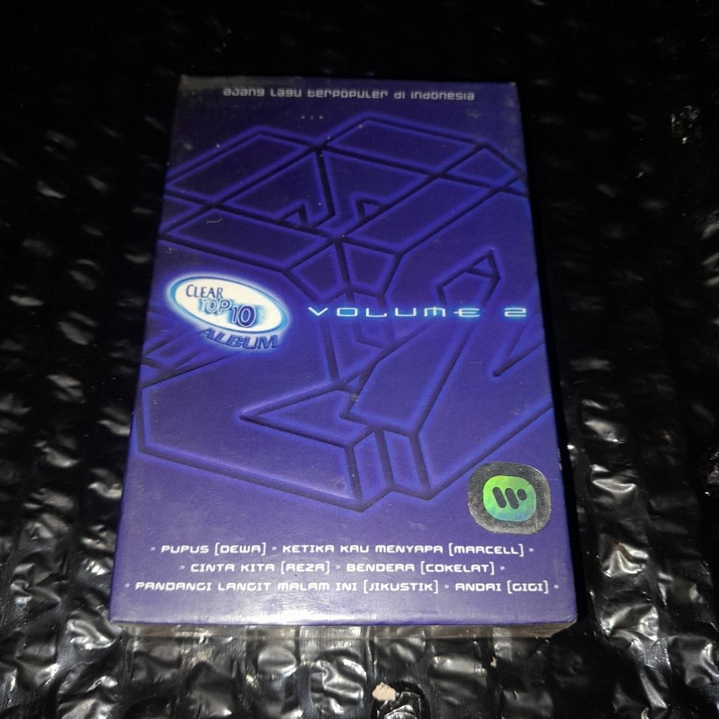 kaset segel clear top 10 (dewa,so7,reza,gigi,jikustik)