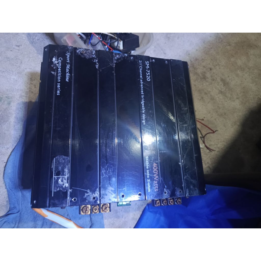 Power amplifier Sport Machine SM-7520 1&2 chanel.