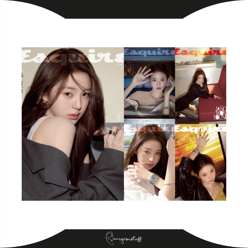 ESQUIRE KOREA MAGAZINE JUNE 2026 JANG WONYOUNG IVE / MAJALAH KOREA JUNI