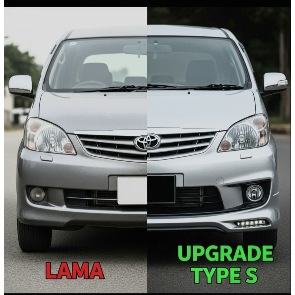 BEMPER BUMPER DEPAN AVANZA 2008 2009 2010 2011 TYPE S XENIA SPORTY BARU IMPORT 52119-BZ350 BEMPER ON