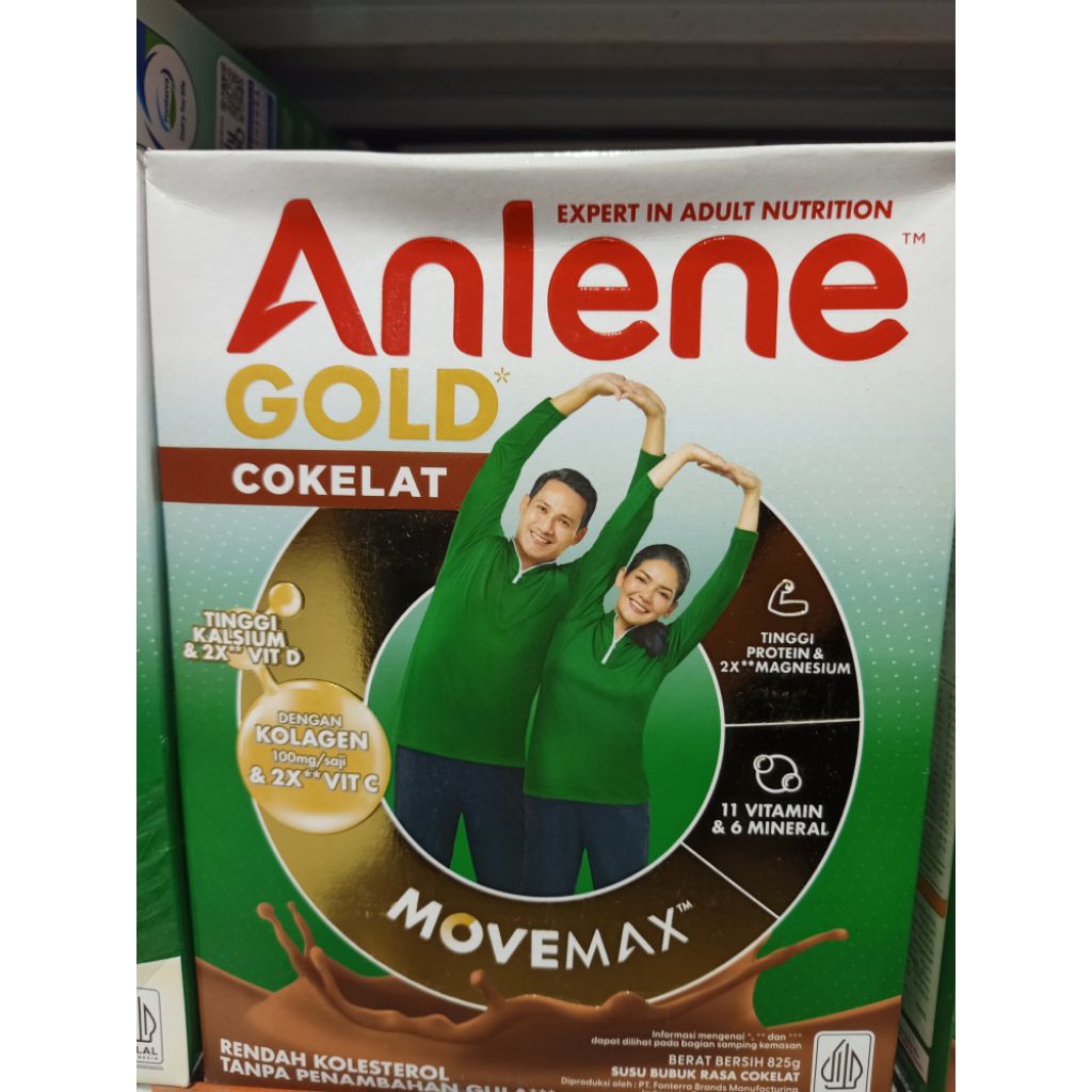 susu Anlene gold coklat 825g
