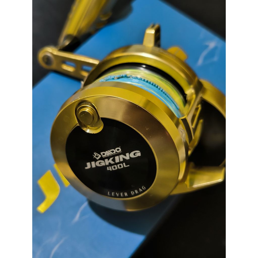Daido JigKing 400L & Go Strike Versus Pro Jigging PE4 ( overhead )