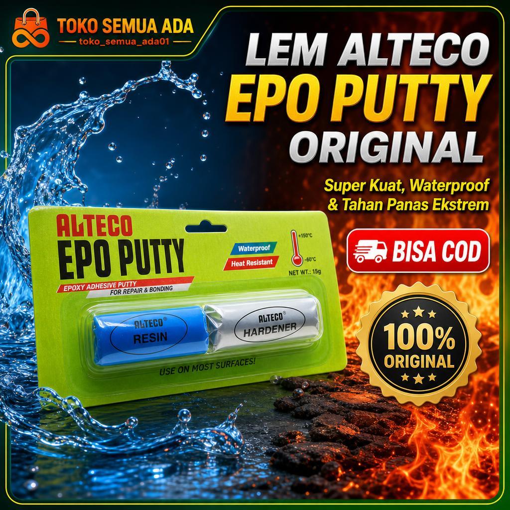 Lem Alteco Epo Putty Original Waterproof Tahan Panas | Lem Porting Kapal Anti Bocor Tambal Tangki Be