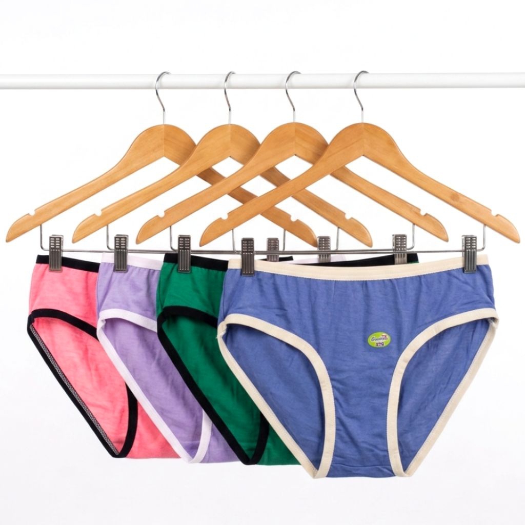 6 Pcs Celana Dalam Anak Perempuan Remaja CD Polos