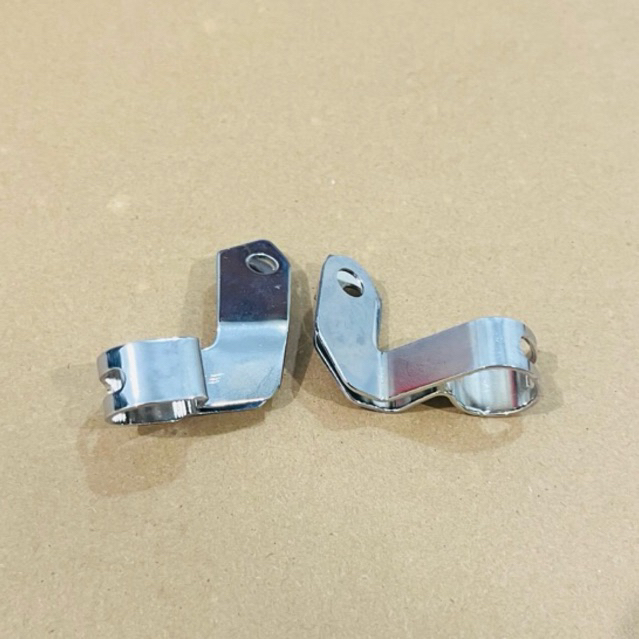 Bracket selang rem belakang chrome PCX150 clamp selang rem chrome PCX150 1pasang