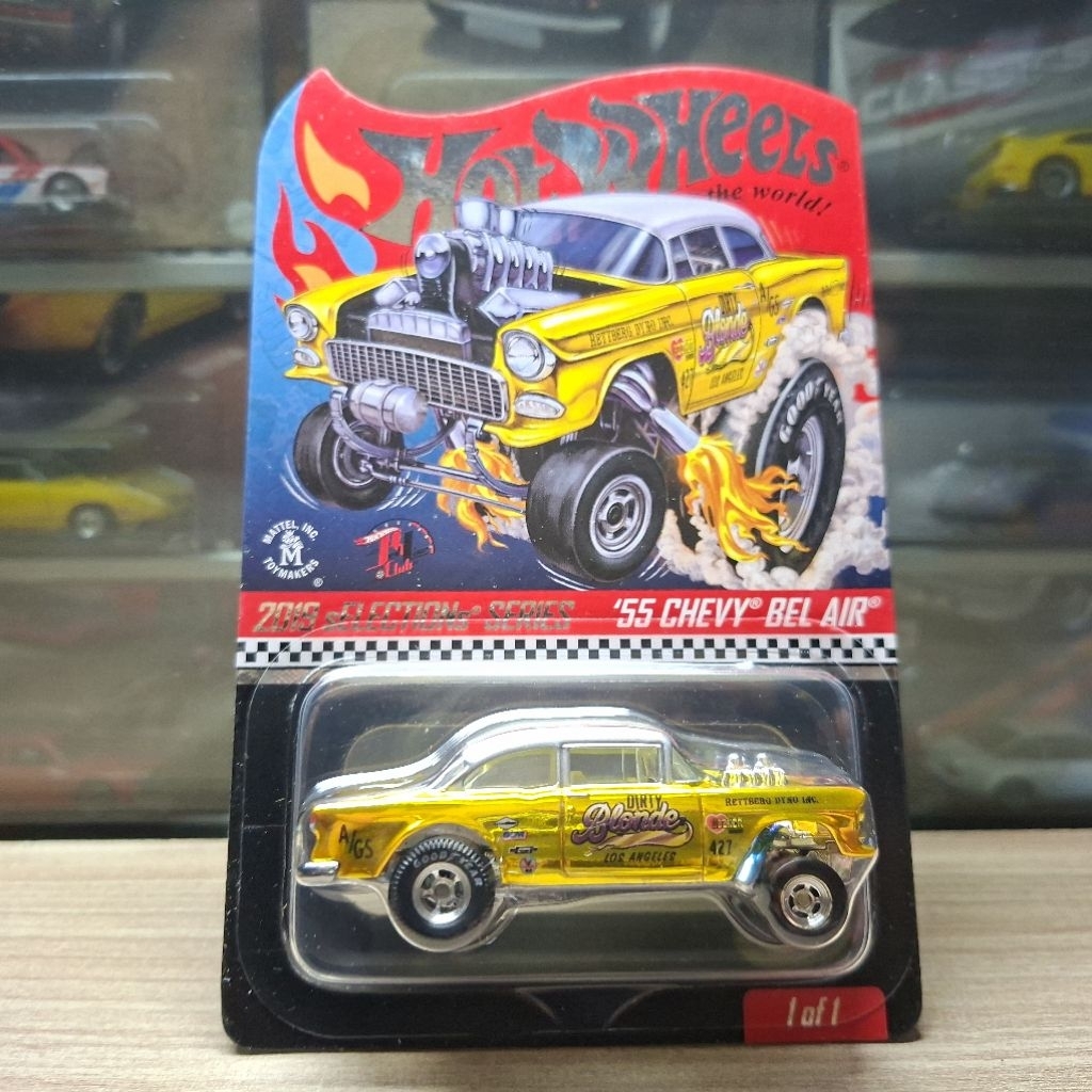 Hot Wheels 55 Chevy Bel Air Blonde - 2019 Selections Series - RLC - Hotwheels Original