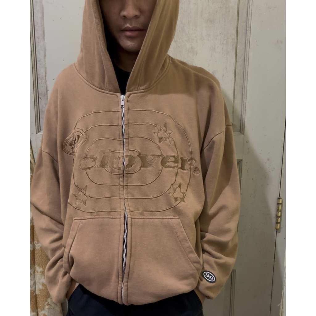 99clover hoodie zip